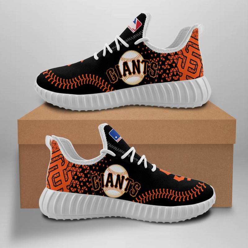 Women's San Francisco Giants Mesh Knit Sneakers/Shoes 004